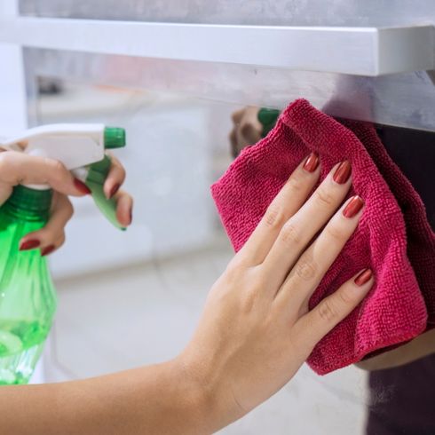 hand cleaning microwave