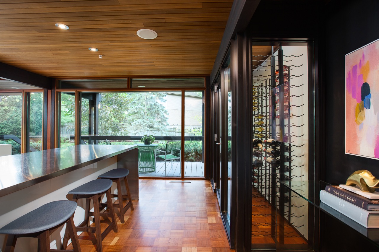 In-Kitchen Wine Cellar