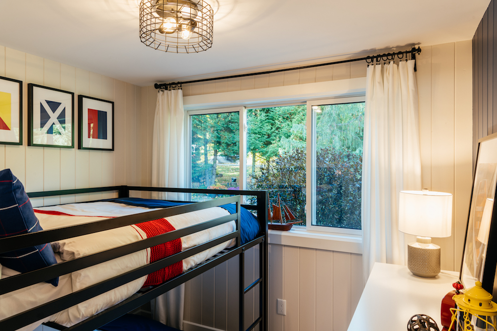 Bunk beds in a cottage