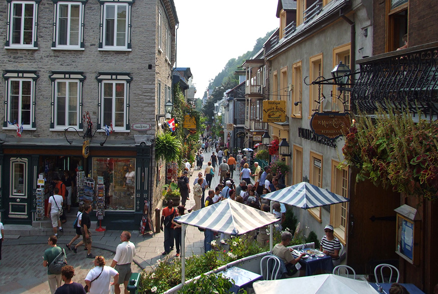 Colonial style in Quebec City