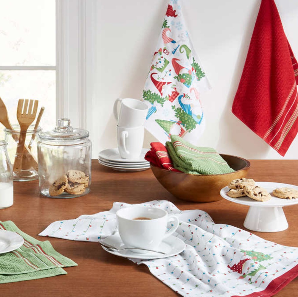 Festive tea towels