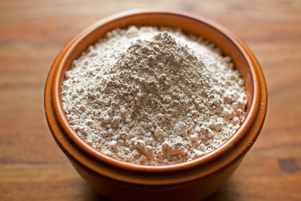 A bowl of Diatomaceous Earth