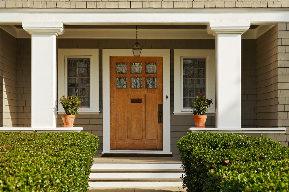 Front door on a house