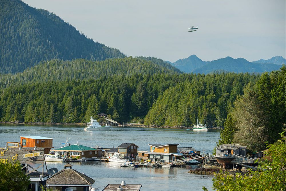 Dockside in Tofino.