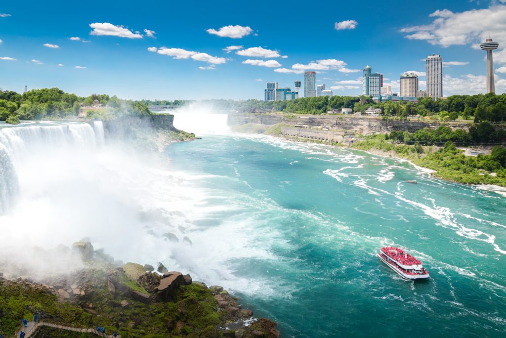 Boat at the bottom of Niagara Falls