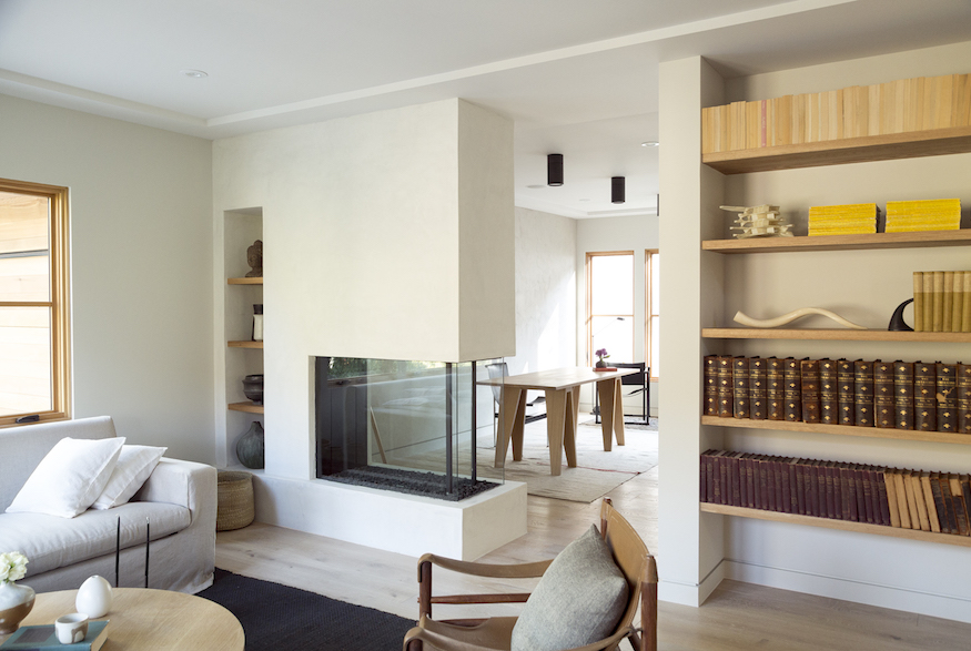 Formal sitting room in Jon Hamm's Los Feliz home