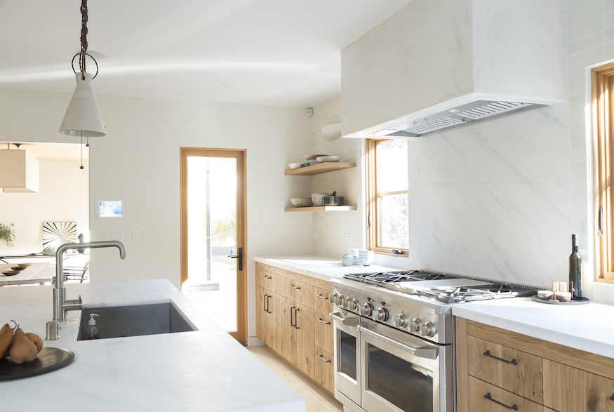 Kitchen in Jon Hamm's Los Feliz home