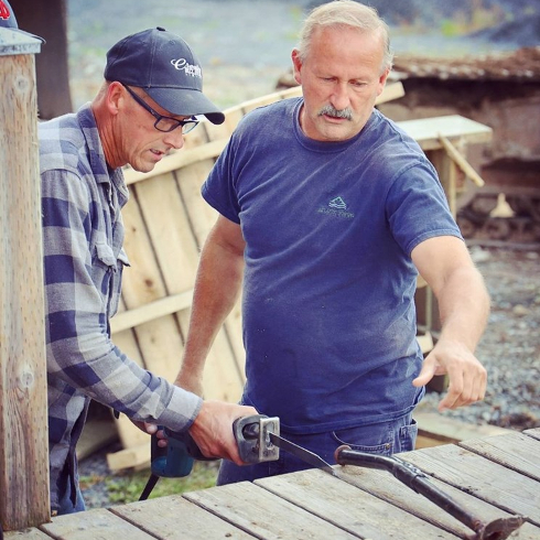 Scott Spracklin working on a job site