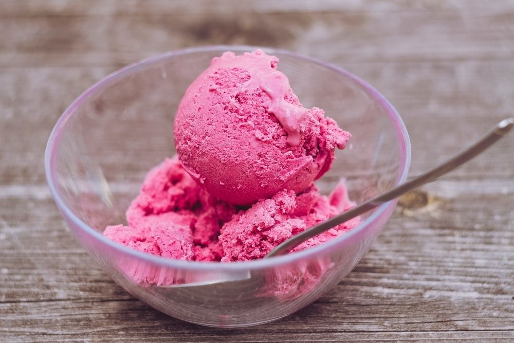 Raspberry Lime Sorbet