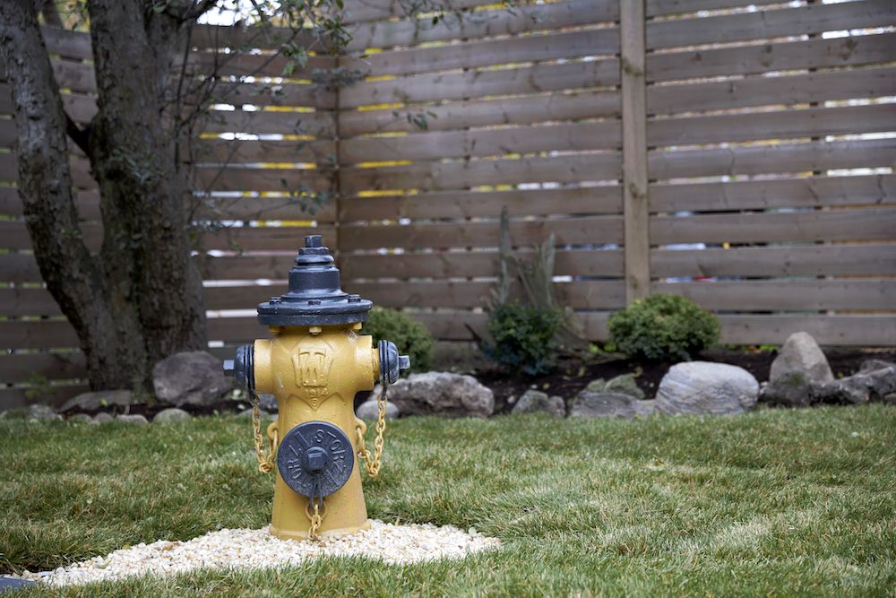 Sarah modernizes an old fire hydrant