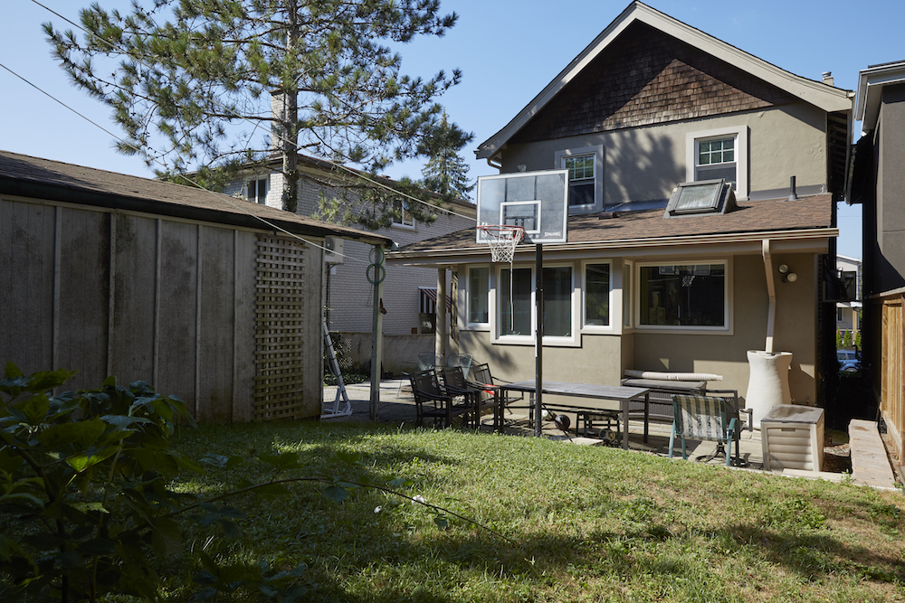 France and Marc’s backyard before the renovation