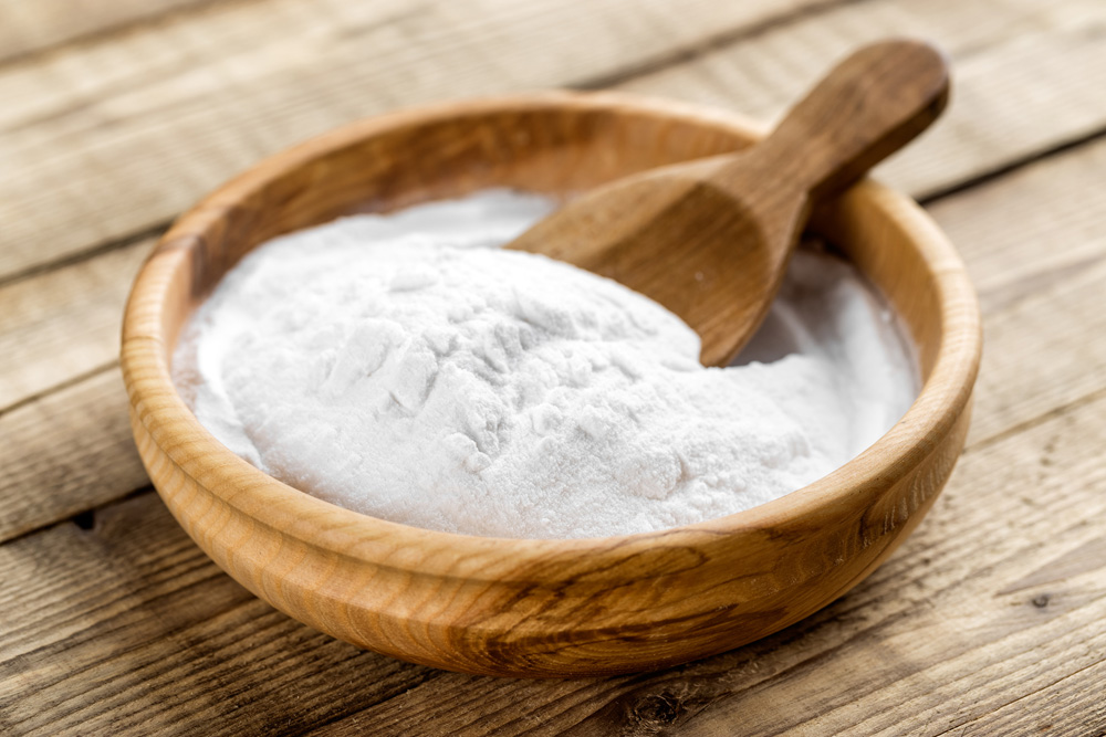 Baking soda in a bowl