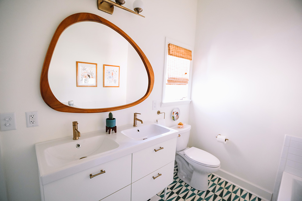 Renovated bathroom