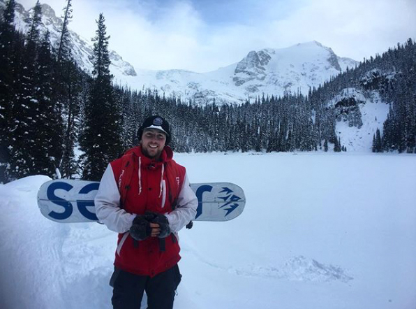 Snowboarding is Mickey’s Passion