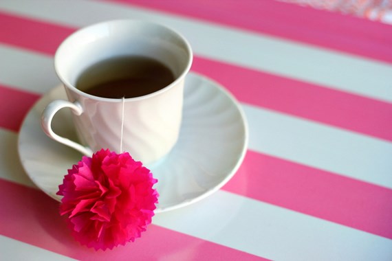 Flower Tea Poms