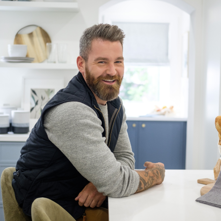Kenny Brain in kitchen