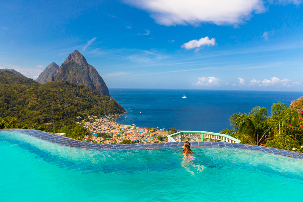 Saint Lucia landscape