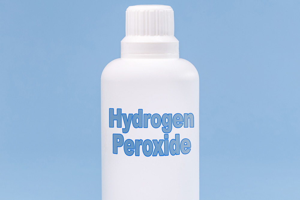 bottle of hydrogen peroxide