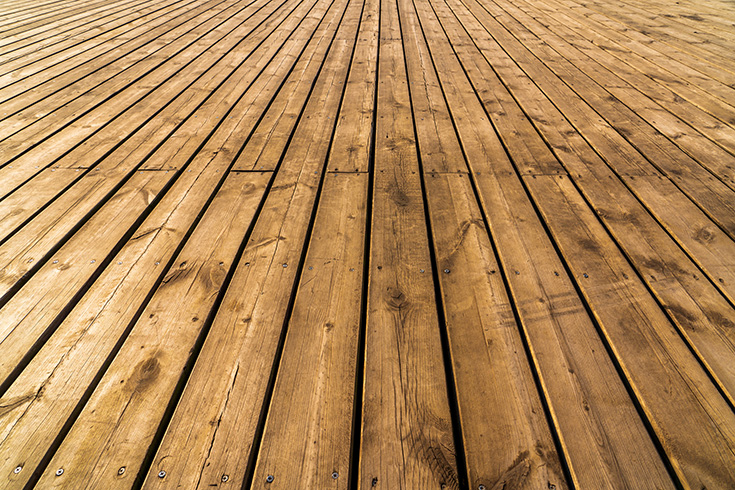 wooden floor