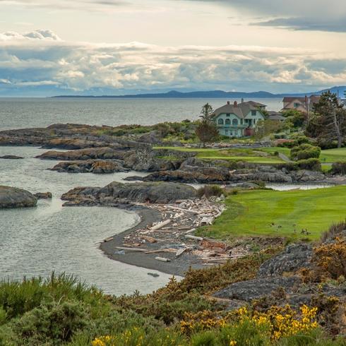 Photo overlooking Oak Bay, British Columbia