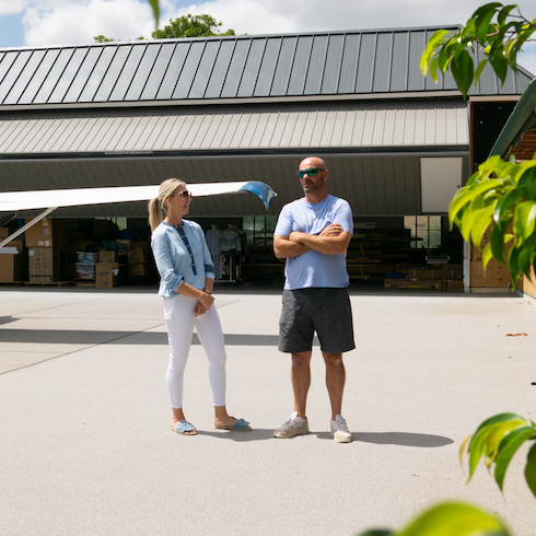 Bryan and Sarah Baeumler in Florida