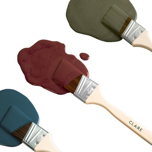 Clare rich earth tone paint colours