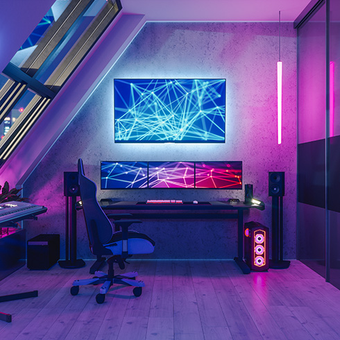 gaming room