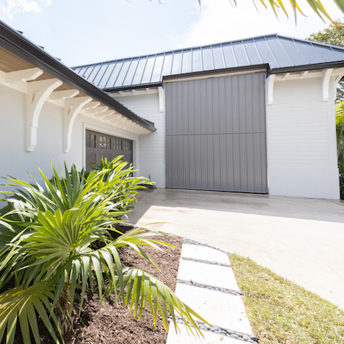 Large garage door