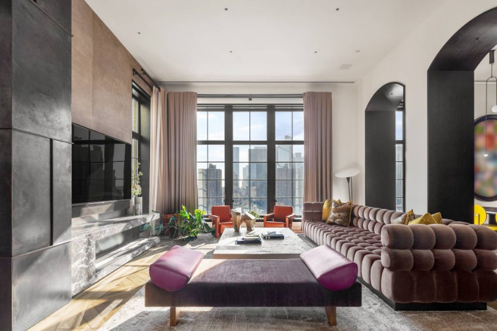 Travor Noah's art deco living room