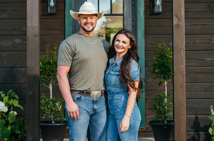 Kyle and Savannah on Renovation Resort