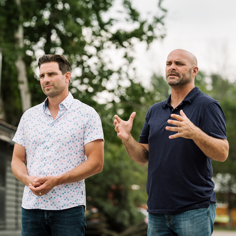Scott McGillivray and Bryan Baeumler