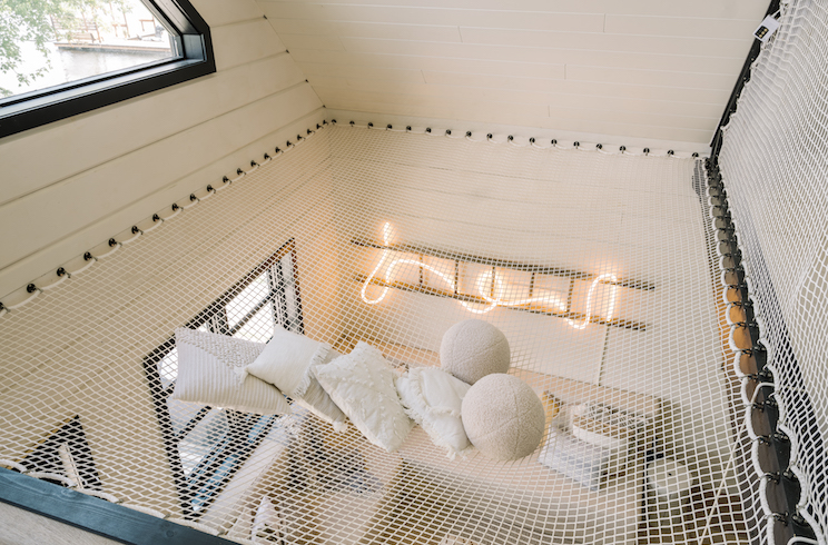 Netted loft space on Renovation Resort