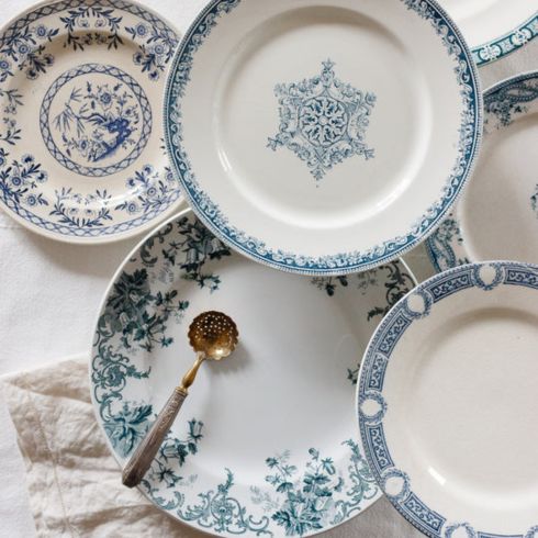 vintage dinnerware French-style