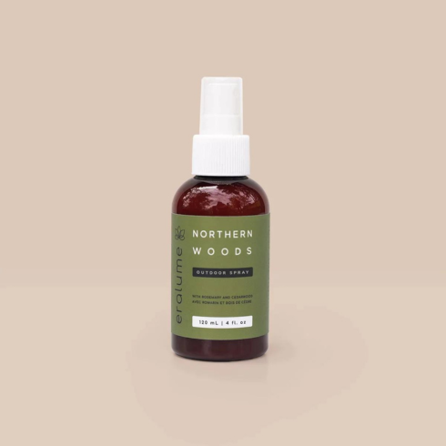 Natural woods outdoor bugspray.