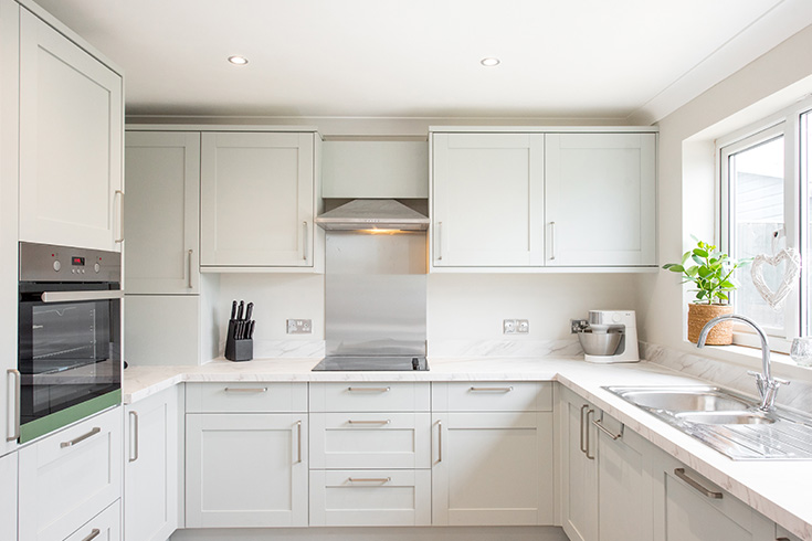 All white kitchen