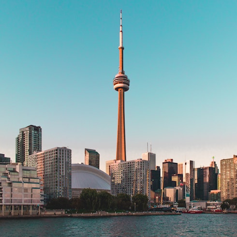 CN Tower and landscape