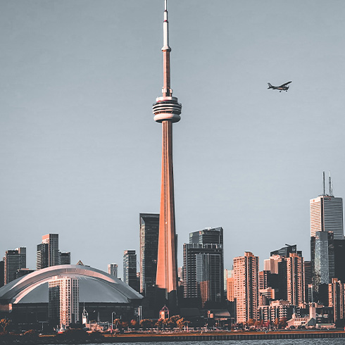 Toronto skyline and CN Tower