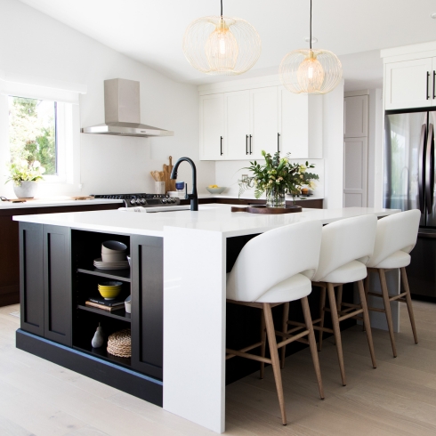 Kitchen island with storage