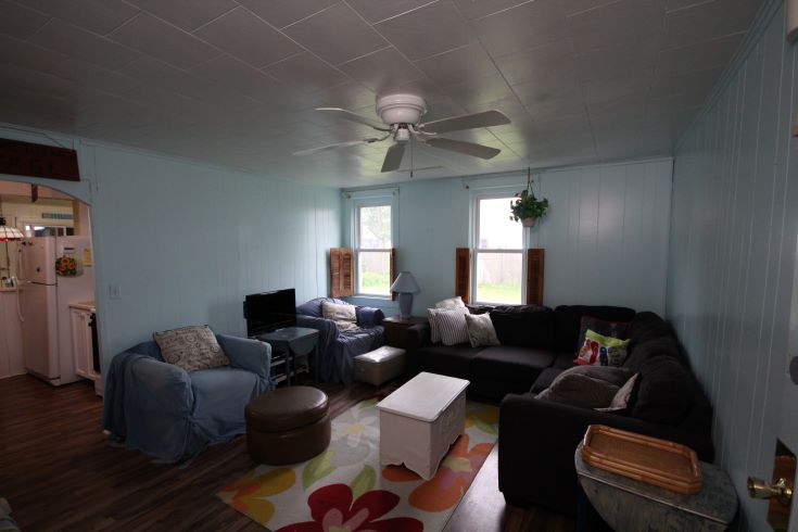 Dark uninviting living space
