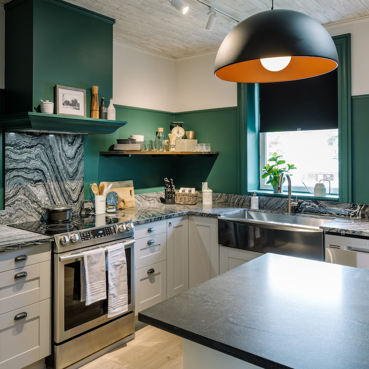 Green kitchen ideas