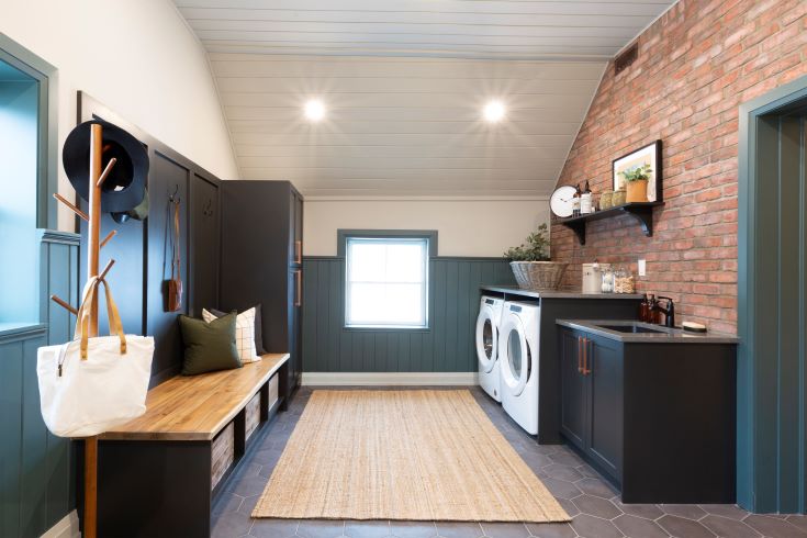 Laundry room of the open concept inn