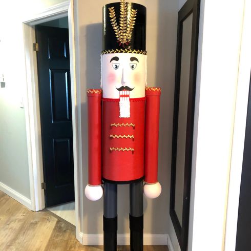 Life-size nutcracker figure