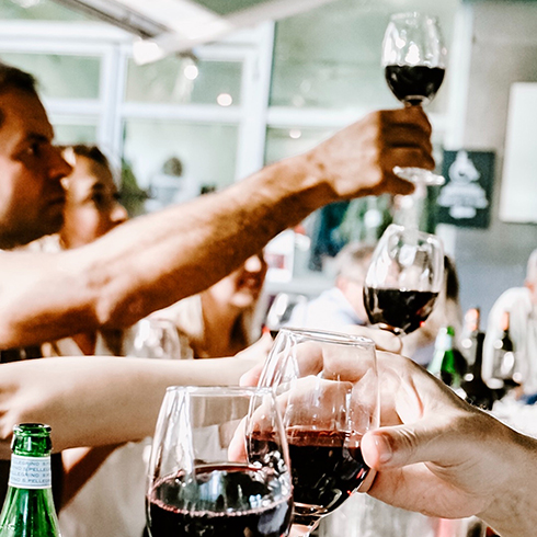 People Having A Toast