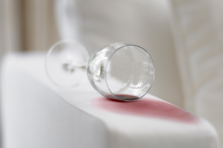 How to remove wine stains from furniture