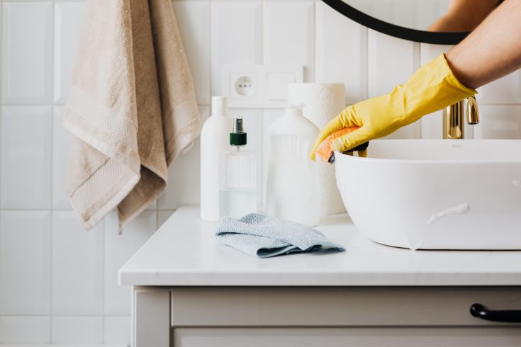 How to clean grout in the shower