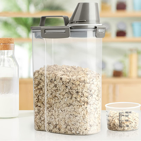 Pantry Organizer Bin With Spout