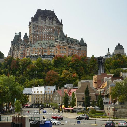 Street view of Quebec City