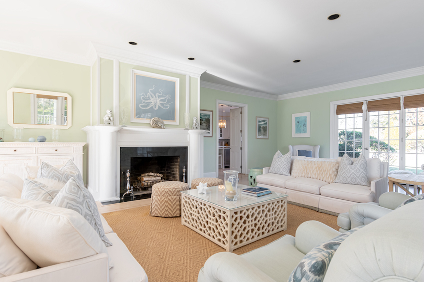 Coastal inspired living room