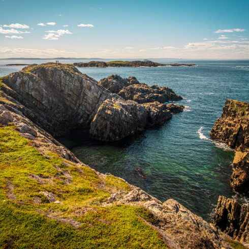 Aerial view of Bonavista, Newfoundland and Labrador