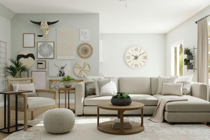Greige Living Room